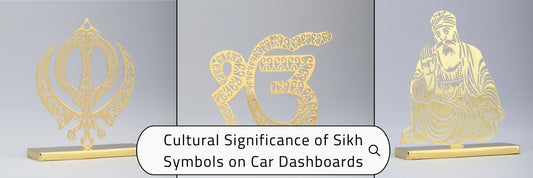 Cultural Significance of Sikh Symbols on Car Dashboards