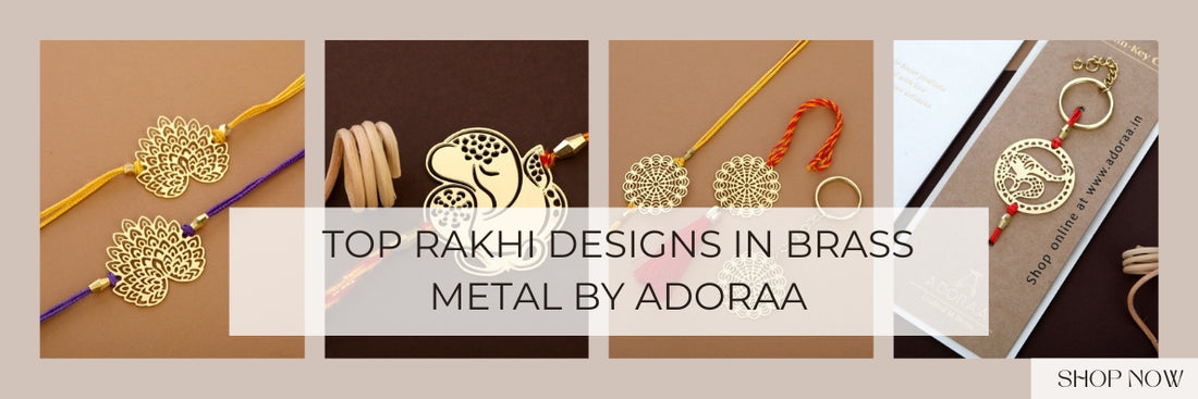 Top Rakhi Designs in Brass Metal