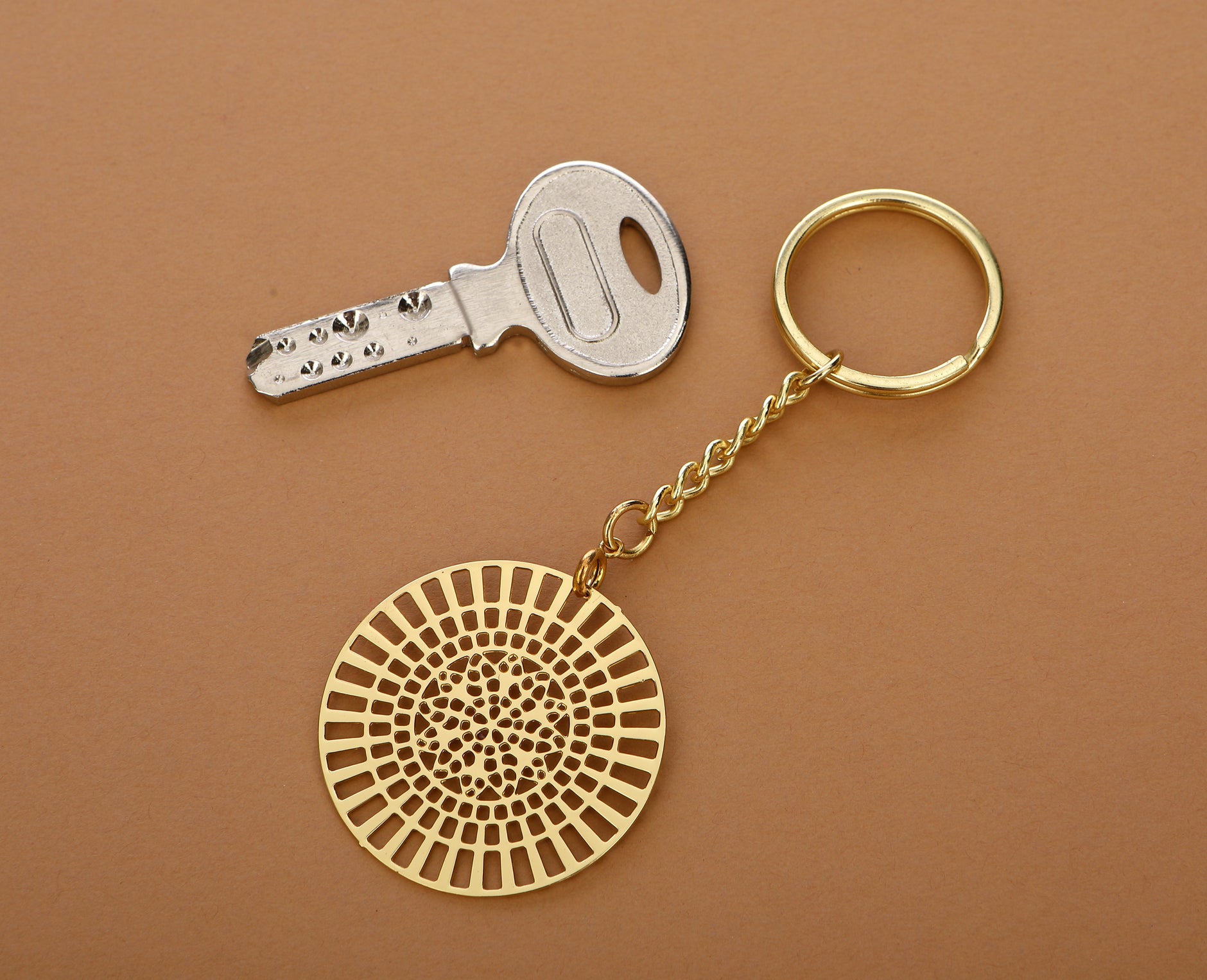 One store Hundred Brass Keychains 1/2